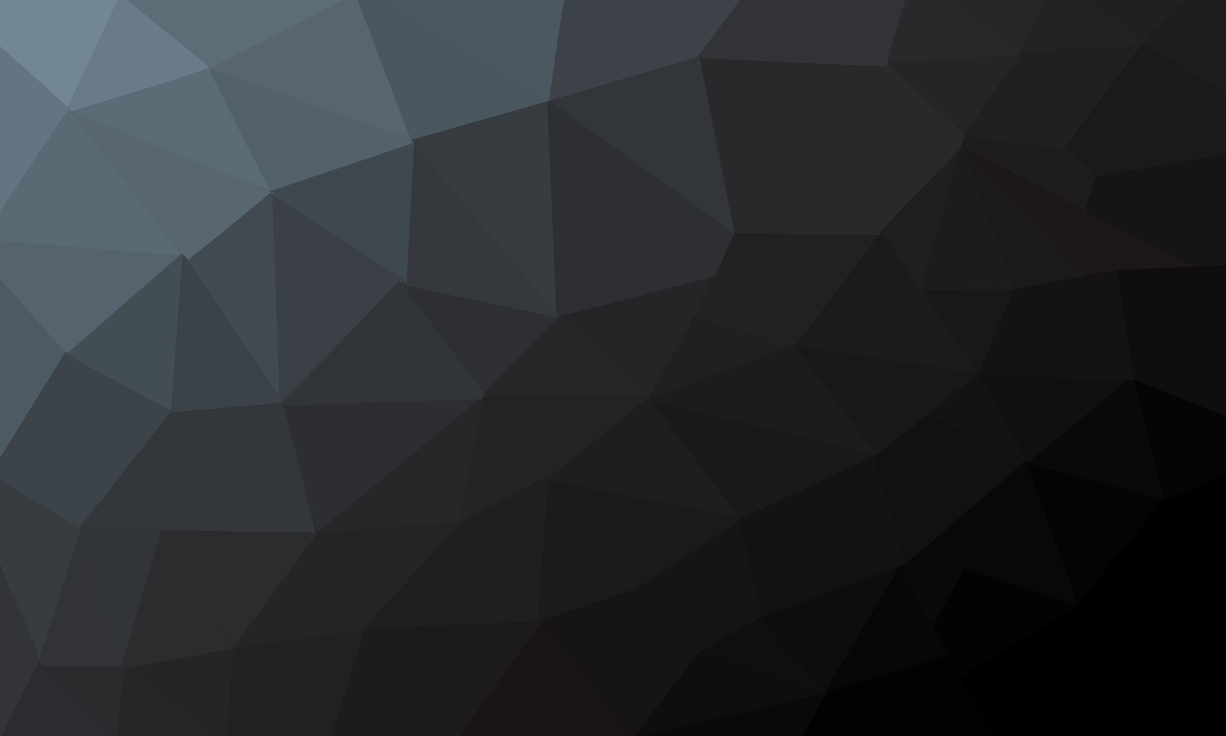 Black Polygonal Background, Abstract textured